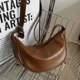 Women's Leather Crossbody Bag Vintage Messenger Handbag
