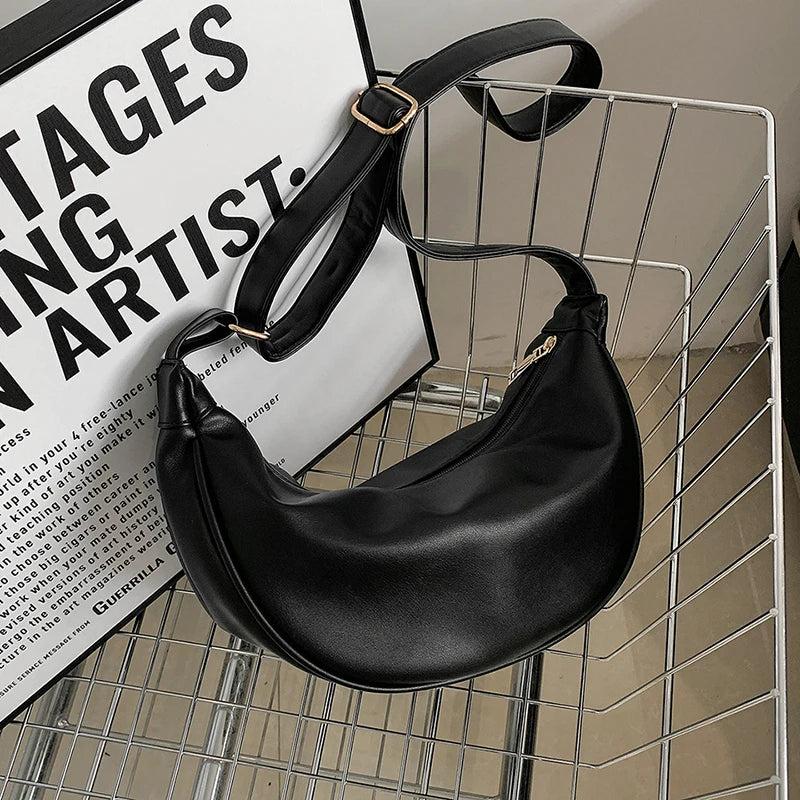 Women's Leather Crossbody Bag Vintage Messenger Handbag