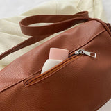 Printed Shoulder Bag Crossbody Bag PU Leather Soft Large Capacity