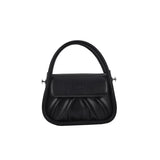 Leather Dumpling Pack Crossbody Bag Chain Handle Tote