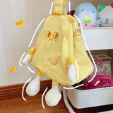 Canvas Cheese Pattern Tote Bag for Women