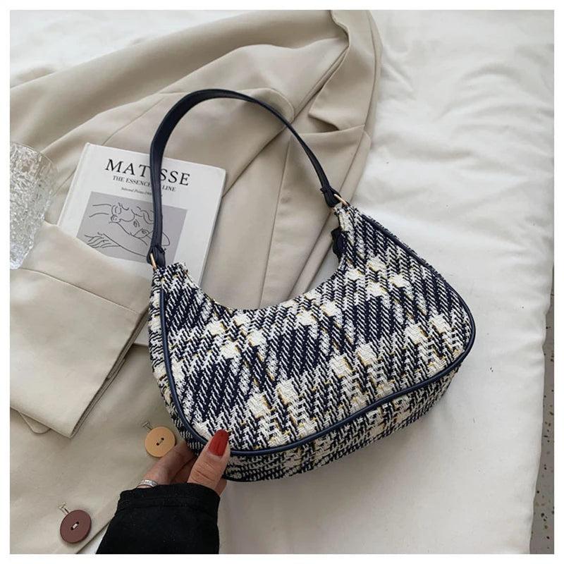 Canvas Vintage Handbags Women Versatile Handbag