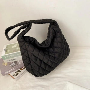 Women Winter Handbag Purses Cotton Crossbody Bag