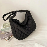 Women Winter Handbag Purses Cotton Crossbody Bag
