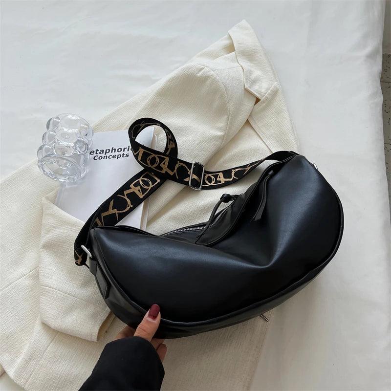 Soft Leather Crossbody Bag Female Shoulder Bags Ladies Large Handbags Casual Sac