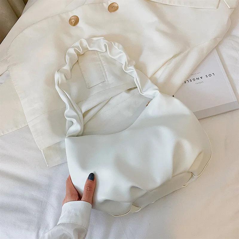Cloud Shoulder Bag Soft Leather Tote Purse for Women