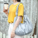 Retro Dumpling Bag Canvas Small Fresh Art Shoulder Bag for Women