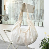 Retro Dumpling Bag Canvas Small Fresh Art Shoulder Bag for Women