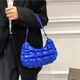Solid Casual Shoulder Bag Women's Handbag