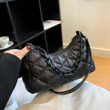 Diamond Lattice Crossbody Bags for Women Chain Shoulder Bag