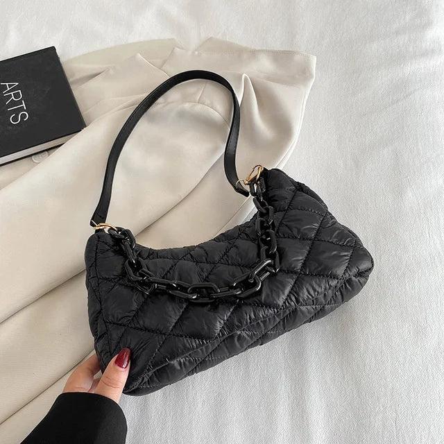 Diamond Lattice Crossbody Bags for Women Chain Shoulder Bag