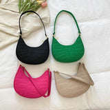 Green Chain Shoulder Pouch Mini Underarm Bag
