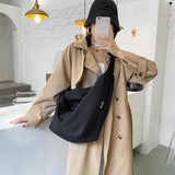 Canvas Totes Bags Women Casual Large Capacity Shoulder Girls Messenger Bag