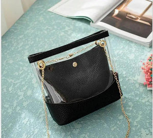 Transparent Jelly Bag for Women Shoulder Bag Small Chain Ladies