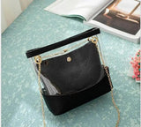 Transparent Jelly Bag for Women Shoulder Bag Small Chain Ladies