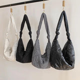 Women's Cloth Shoulder Bag Leather Composite Handbag