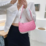 Women's Geometric Handbag Underarm Shoulder Bag Retro Shopping Clutch Purse