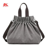 Women's Canvas Hobo Handbag Large Capacity Shoulder Bag