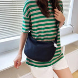 Purple Canvas Crossbody Bag for Women Large Capacity Travel Handbags