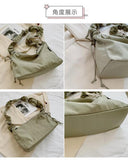 Nylon Armpit Bag for Women Handbag Big Capacity Casual Female Shoulder Bags