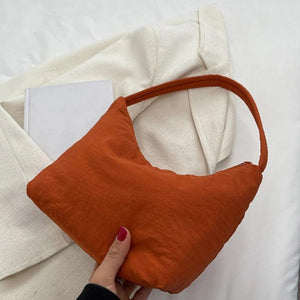 Women's Underarm Bag Solid Handbag Large Capacity Mummy Bag