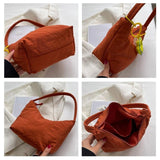Women's Underarm Bag Solid Handbag Large Capacity Mummy Bag