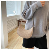 Women Handbag Solid Colors Sweet Small Shoulder Purses