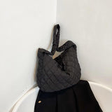 Winter Down Tote Bag Large Women's Handbag