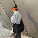 Large Capacity Women's Shoulder Bag Corduroy Messenger Bag