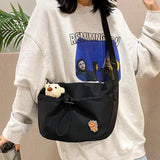 Harajuku Large Capacity Crossbody Bag for Girls - Shoulder Bag
