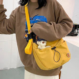 Harajuku Large Capacity Crossbody Bag for Girls - Shoulder Bag