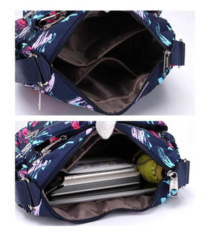 Canvas Shoulder Bag Ladies Waterproof Handbags Female Crossbody Travel