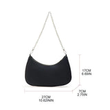 Multi-color Women's Shoulder Bag with Chain Strap