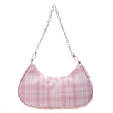 Multi-color Women's Shoulder Bag with Chain Strap