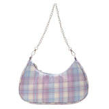 Multi-color Women's Shoulder Bag with Chain Strap