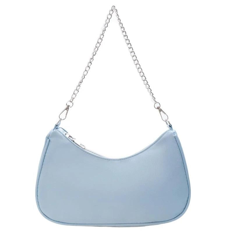 Multi-color Women's Shoulder Bag with Chain Strap