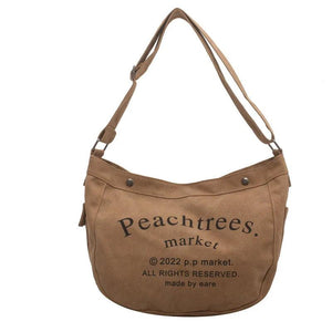 Canvas Women Shoulder Crossbody Bag Harajuku Female Student Messenger