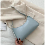 Vintage Leather Shoulder Bag - Women's Crossbody Handbag