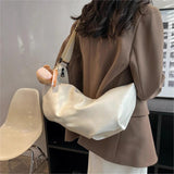 Large Shoulder Bag Crossbody Hobo Bag for Women Solid Vintage Female Sac