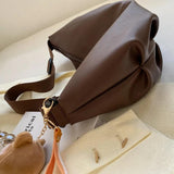 Vintage Soft Leather Shoulder Bag Women Handbag Large Capacity Leisure Crossbody