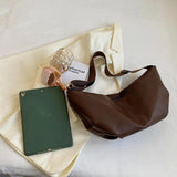 Vintage Soft Leather Shoulder Bag Women Handbag Large Capacity Leisure Crossbody