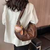 Vintage Soft Leather Shoulder Bag Women Handbag Large Capacity Leisure Crossbody
