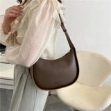 Retro Totes Bags for Women Vintage Handbags Small Solid Casual Shoulder Bag