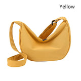 High Capacity Solid Canvas Women's Handbag Ladies Shoulder Messenger Bag