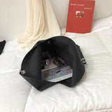 Women's Leather Tote Shoulder Bag Large Capacity Handbag