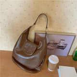 Hobos Women's Shoulder Bag Soft PU Leather Messenger Handbag