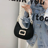 Contrasting Colors Shoulder Bags for Women Chains Handbags Crossbody Bags