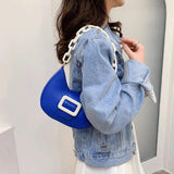 Contrasting Colors Shoulder Bags for Women Chains Handbags Crossbody Bags