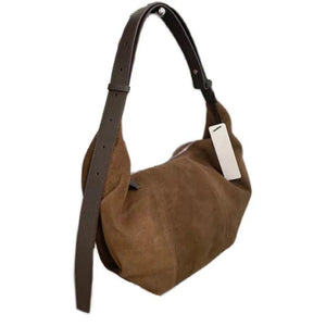 Matte Texture Shoulder Bag with Large Capacity
