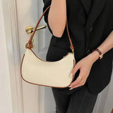 Large Capacity Crossbody Bag PU Leather Shoulder Hobo Bag